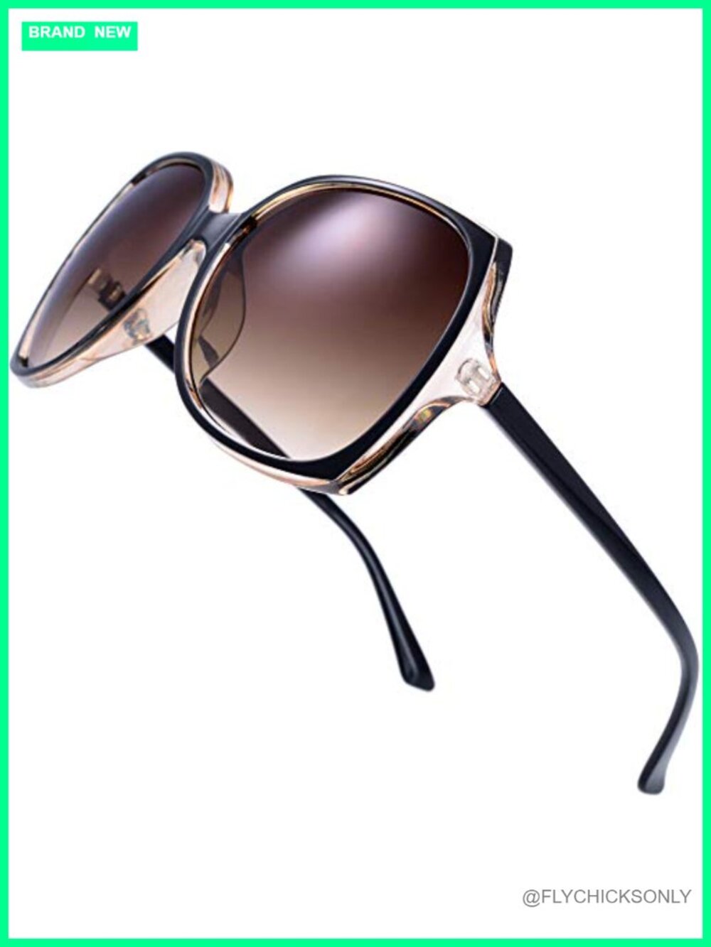 Oversized Square Butterfly Cat Eye Sunglasses UV Protection